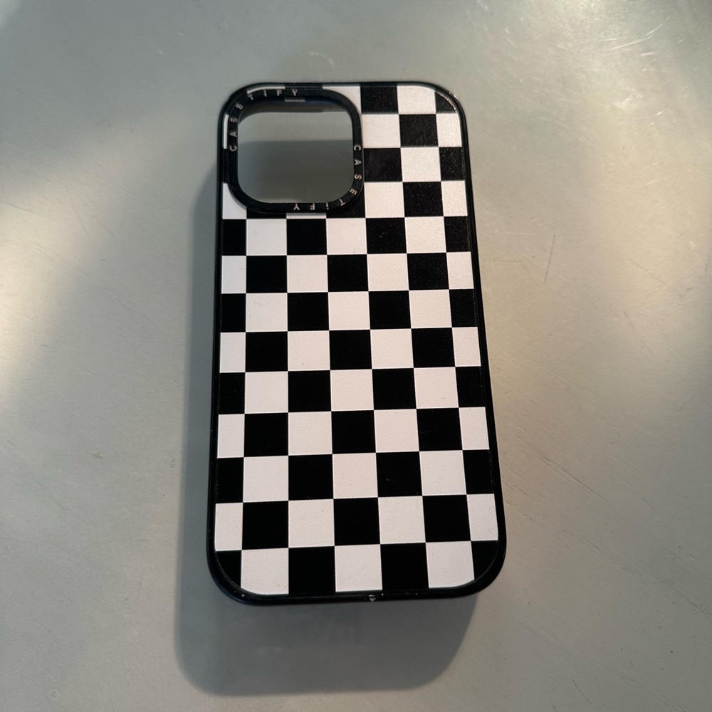 NEW!! iPhone 14 Pro Max Checkerboard Casetify Case